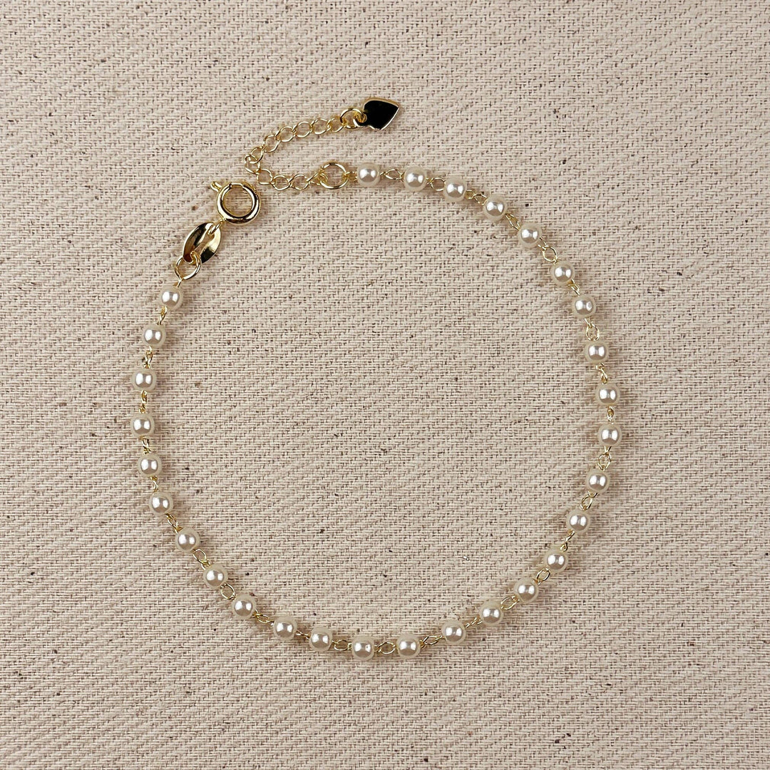 Sipping on Pearl Bracelet