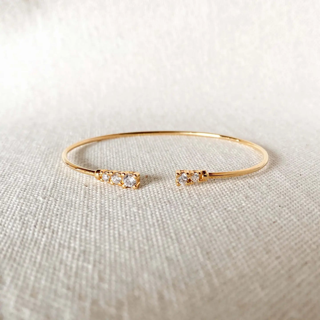 Dainty Cuff Bracelet Gold