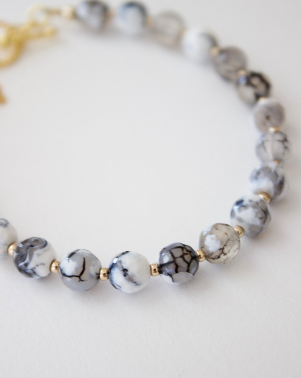 Blue Sky Glass Bracelet